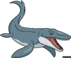 How to Draw a Mosasaurus