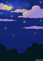 How to Draw a Night Sky