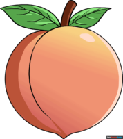 How to Draw a Peach