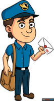How to Draw a Postman