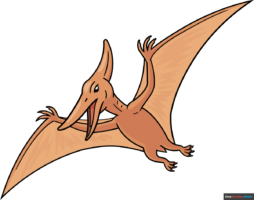 How to Draw a Pteranodon