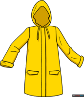 How to Draw a Rain Coat