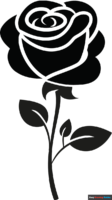 How to Draw a Rose Tattoo