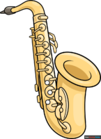 How to Draw a Saxophone