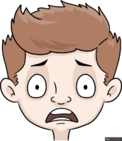 How to Draw a Scared Face