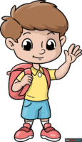 How to Draw a School Boy