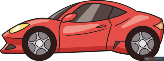How to Draw a Sports Car