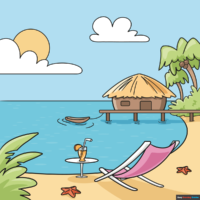 How to Draw a Summer Vacation