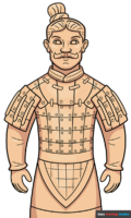 How to Draw a Terracotta Warrior