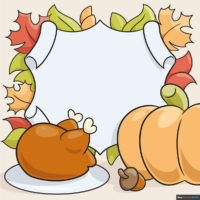 How to Draw a Thanksgiving Card