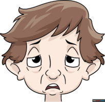 How to Draw a Tired Face