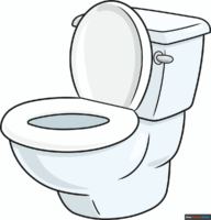 How to Draw a Toilet