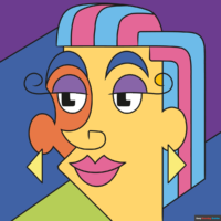 How to Draw an Abstract Face