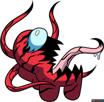 How to Draw an Among Us Carnage Imposter