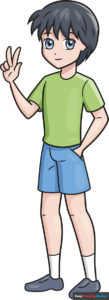 How to Draw an Anime Boy Full Body Featured Image