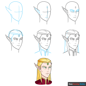 how to draw an anime elf featured image