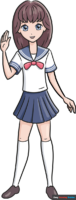 How to Draw an Anime School Girl