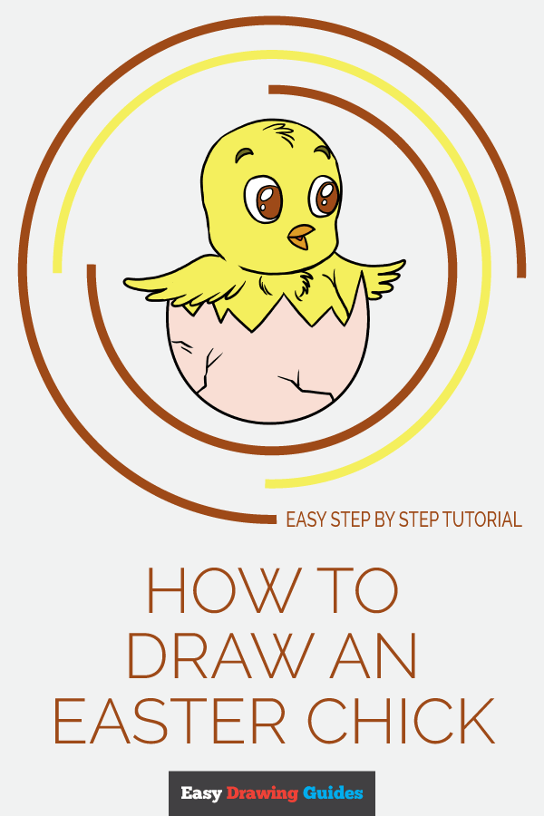 How to Draw an Easter Chick | Share to Pinterest