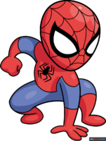 How to Draw an Easy Cartoon Spider-Man