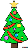 How to Draw an Easy Christmas Tree