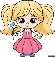 How to Draw an Easy Little Girl