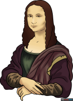 How to Draw an Easy Mona Lisa