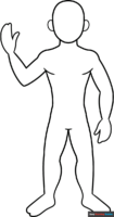 How to Draw an Easy Person Outline