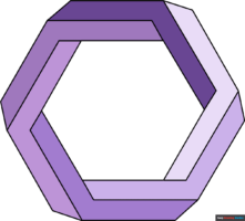 How to Draw an Impossible Hexagon