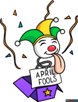 How to Draw an April Fools Day Surprise