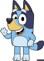 How to Draw Bluey