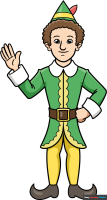 How to Draw Buddy the Elf