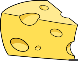 How to Draw Cartoon Cheese