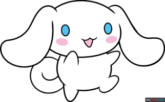 How to Draw Cinnamoroll from Sanrio