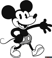 How to Draw Classic Mickey Mouse