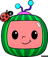 How to Draw the Cocomelon Logo Easy