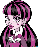 How to Draw Draculaura from Monster High
