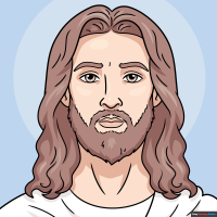 How to Draw Jesus' Face