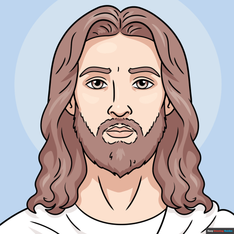 How to Draw Jesus' Face Featured Image