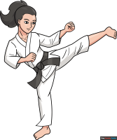 How to Draw Karate