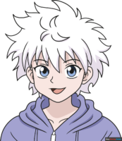 How to Draw Killua Zoldyck from Hunter x Hunter