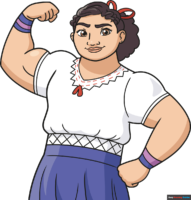 How to Draw Luisa from Encanto