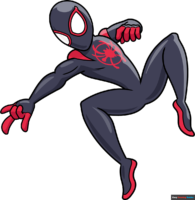 How to Draw Miles Morales Spider-Man