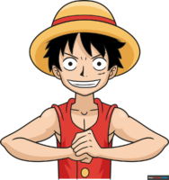 How to Draw Monkey D. Luffy from One Piece
