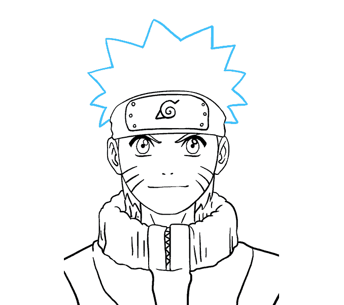 How to draw naruto Step: 19
