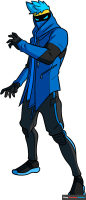 How to Draw Ninja from Fortnite