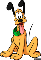 How to Draw Pluto from Mickey Mouse