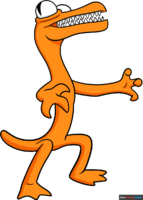 How to Draw Rainbow Friends Orange