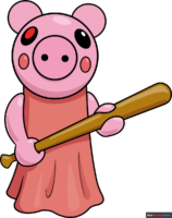 How to Draw the Roblox Piggy