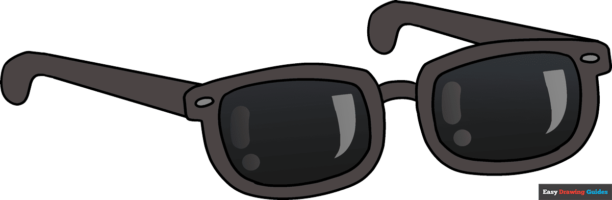 How to Draw Sunglasses