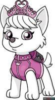 How to Draw Sweetie from Paw Patrol